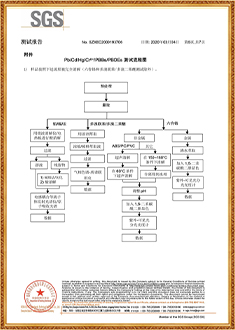 塑鋼帶SGS測(cè)試報(bào)告（中文版）